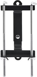 Mardatt 10.6”/27cm Adjustable Battery Hold Down Bracket, Universal Battery Crossbar with Stainless Steel J Bolt Battery Hold Car Battery Tie Down Holder for Car SUV