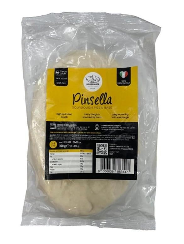 Quelli Della Sourdough Pizza Base 25cm (3 Pieces) Frozen