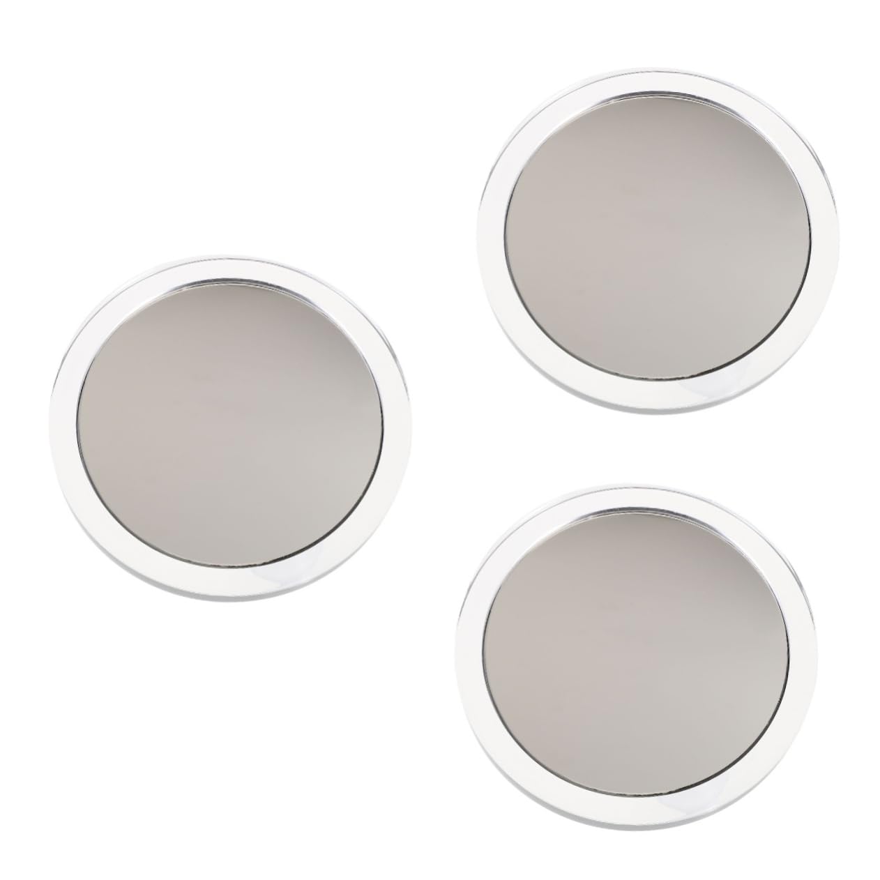 3 espejos de maquillaje con ventosa para baño, espejo de aumento portátil, espejo de aumento de ventosa, espejo de aumento de ventosa, 10 unidades, color para mujer, de plástico LED