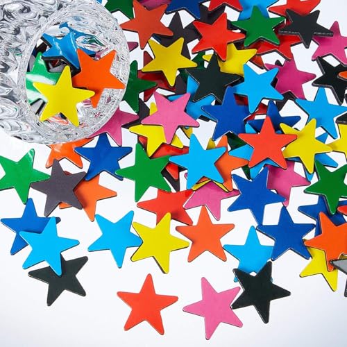 120 Imánes Estrella Pequeños Colores Clásicos miniatura 4