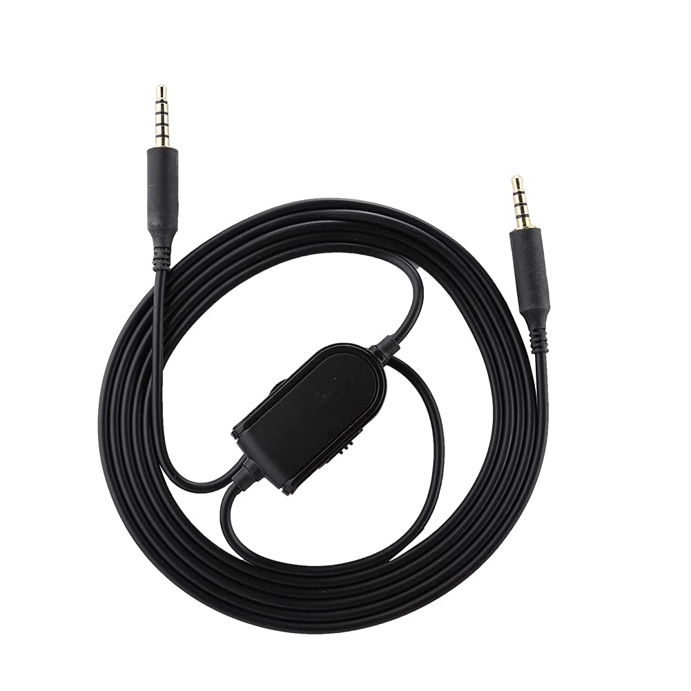 For Audio Line, 3.5mm Gold-plated Plug Professional Practical Weaving Cable with Tuning for Logitech Astro A10 A40 A30 A50 for Head-mounted Gaming Headset