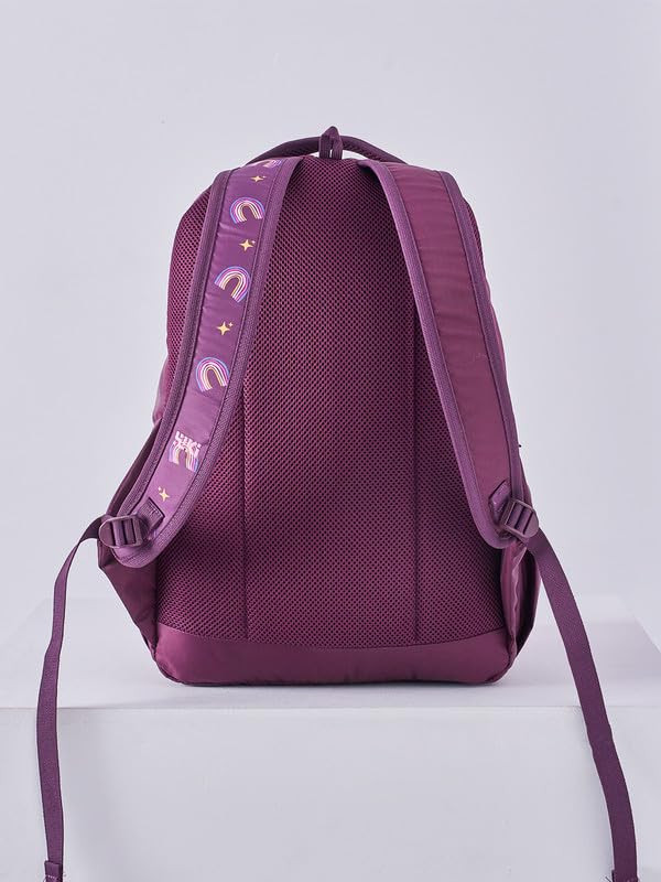 Image of Wiki Stylish Unisex Backpack | Girl 3 Durable & Lightweight backpack for Men & Women | Laptop Backpack for Office, Gym, Travel (31 Litre, Violet)