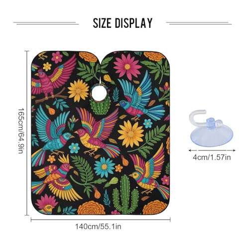 Capa para Corte de Cabello Impermeable 65 x 55 Pulgadas miniatura 2