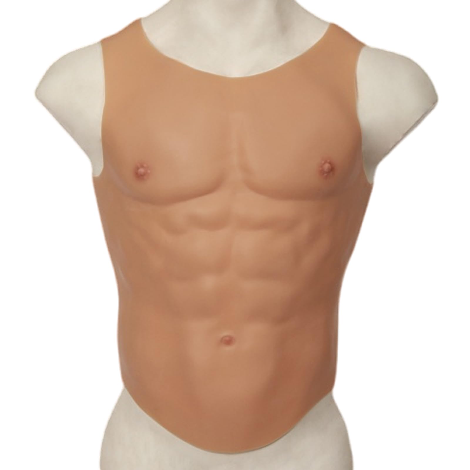 Vllentin Silicone Muscle Suit,realistic Fakes Muscle Silicones,Silicone Fakes Chest Muscles Vest,Artificial Silicones Faked Muscles Chest,for Male Strong,Mens Drag,Cosplay