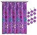 Jay Franco Nickelodeon JoJo Siwa Dream Believe Shower Curtain & 12-Piece Hook Set & Easy Use (Official Nickelodeon Product)