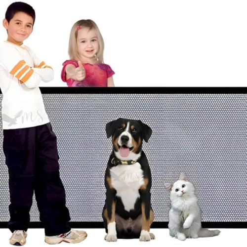 Tela de Proteção para Pets 110×73 cm – Malha de Poliéster Reforçada, Instalação Sem Furos – Seguranç