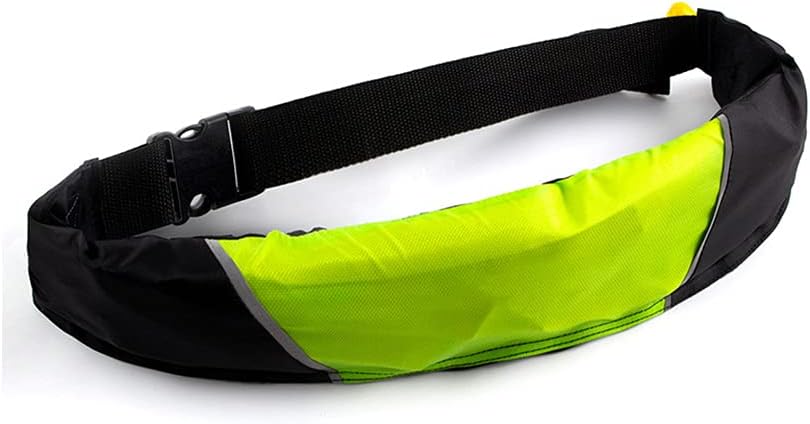 Mingtian インフレータブル ベルトタイプ ライフジャケット ホイッスル付 手動膨張式 自動膨張式 ウエスト 救命胴衣 釣り 災害用 水泳 緊急用 釣り