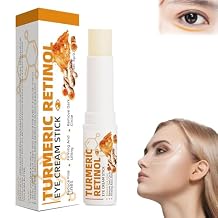 Eye Bags,Turmeric Retinol Eye Cream Stick,Lumistick Eye Turmeric Retinol,Anti Aging Under Eye Cream,Eye Balm Stick Hydrating,Eye Cream For Puffiness And Bags Under Eyes 1PC