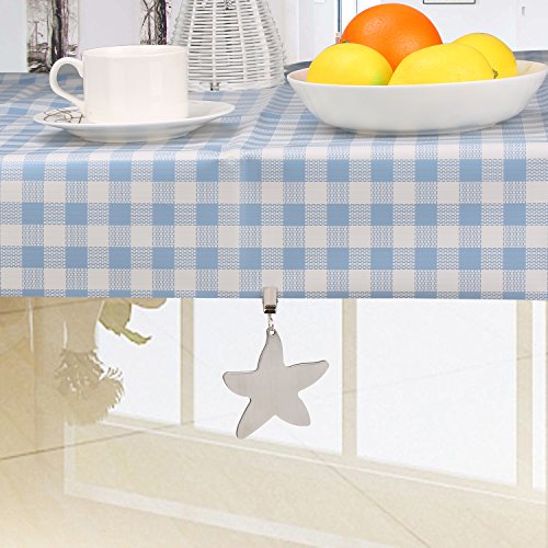 Tekeft Set Of 6 Stainless Steel Starfish Shaped Table Cover Tablecloth Weights (Starfish) #TOP4