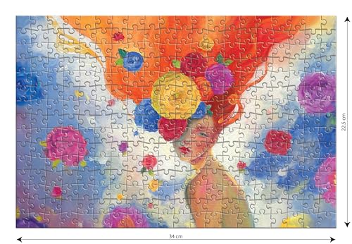Image of Frank Floral Beauty 300 Pieces Jigsaw Puzzle | Collector's Edition | Travel Friendly Mini Puzzles | Realistic Illustration Puzzle | Game for Focus & Memory | for Adults & Teenagers