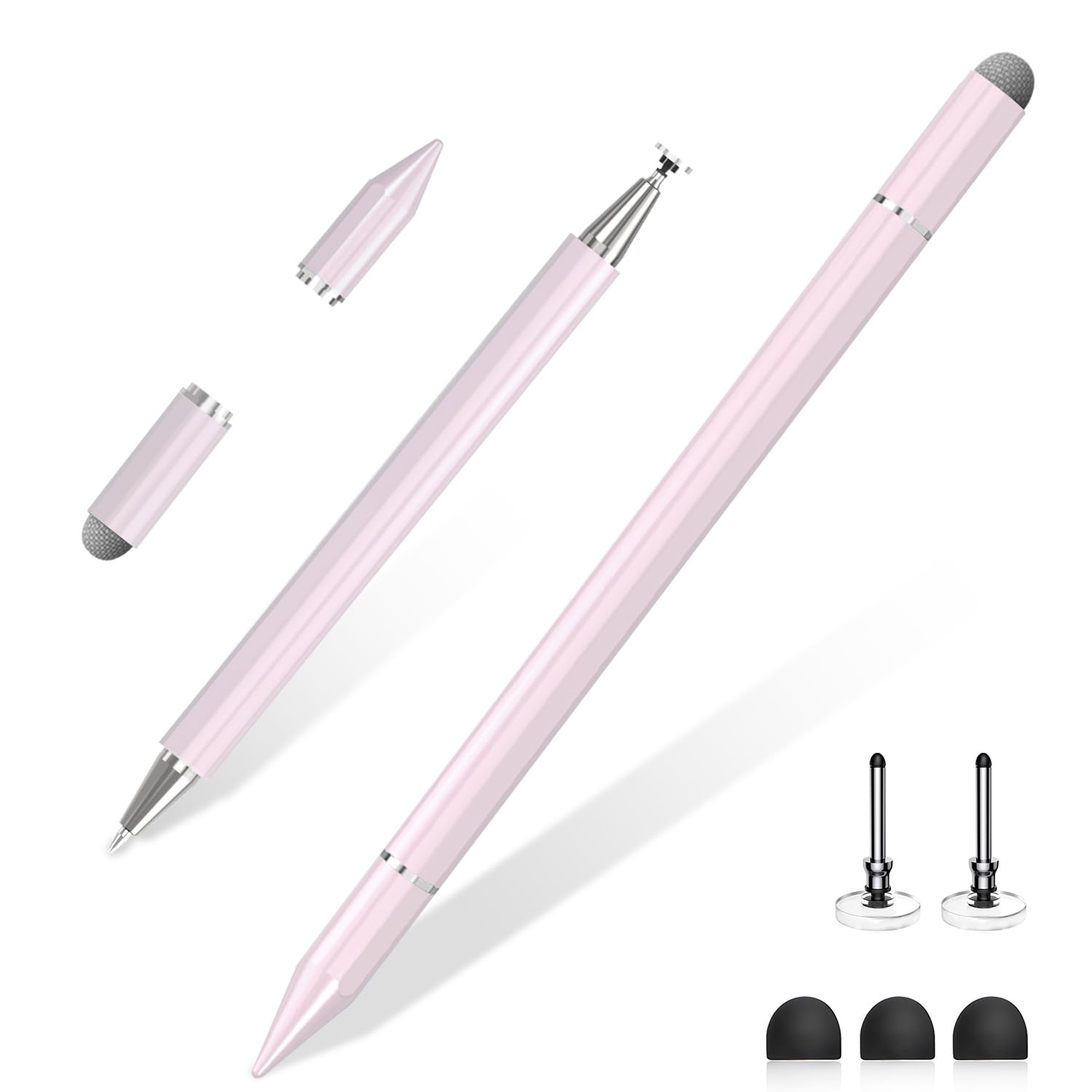 タッチペン 3in1 全機種対応 スタイラスペン 充電不要 磁気キャップ 静電容…