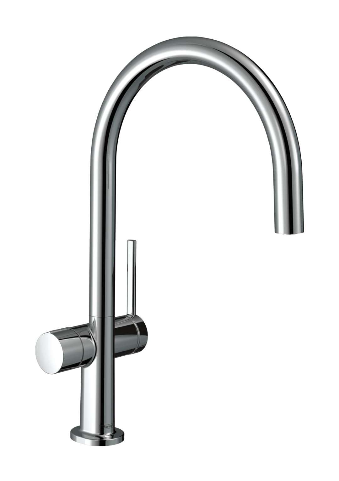 Robinet de cuisine hansgrohe Talis M54 72805000 avec bec pivotant 360° en finition chromée