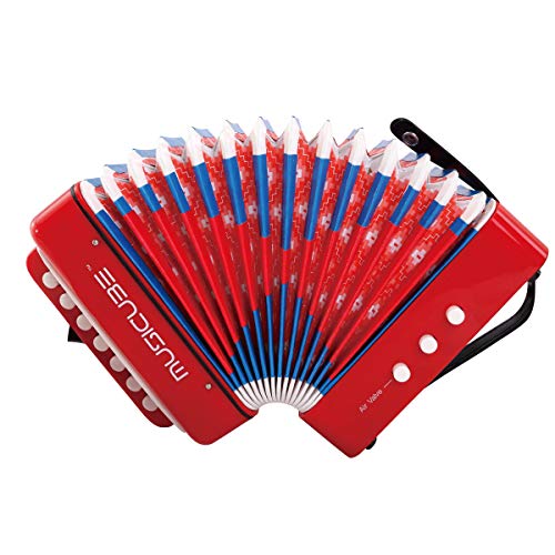 MUSICUBE 10 Keys Accordion, Accordion for Kids, Solo and Ensemble, Musical Instrument