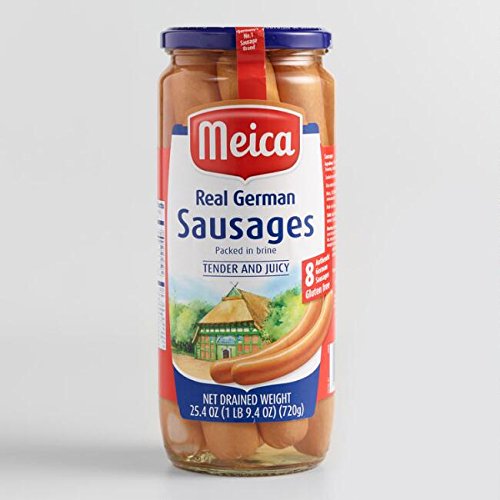 Meica Real German Sausages Packed in Brine Tender and Juicy