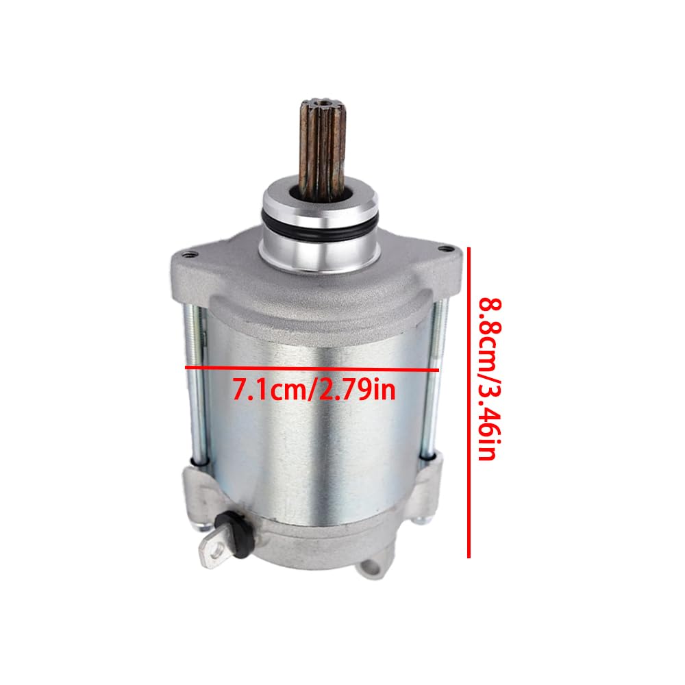 Motorino di avviamento per moto, sostituisce 31100-40F00, SMU0398, ND228000-8770 | Compatibile con Suzuki GSX-R 1000 GSXR1000 2001-2008 GSXR1000Z Limited 2003 GSXR1000Z Mladin Replica Edition 2004