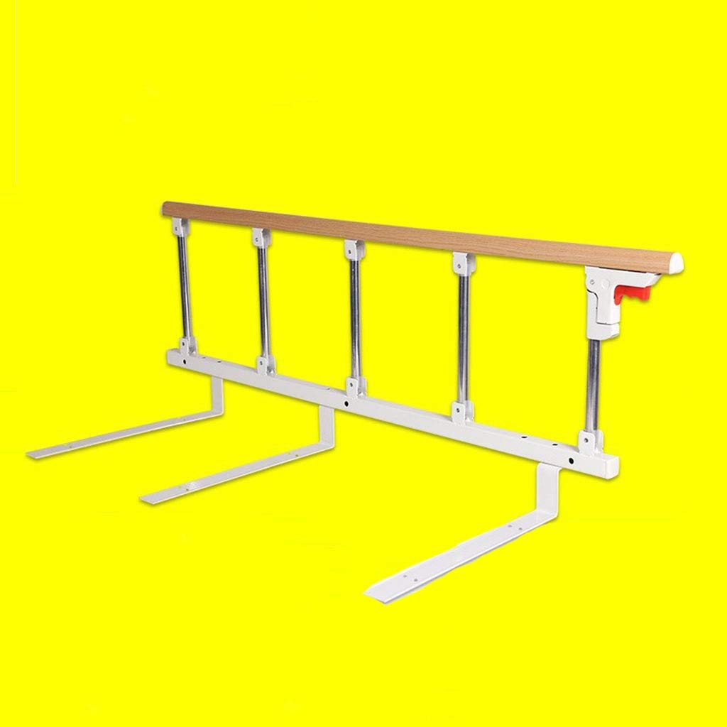 Barandilla Lateral para Cama de Ancianos, barandilla de Cama para Ancianos, Protector de barandilla de Cama, barandillas de Seguridad Laterales de Madera para Cama, Plegable con un
