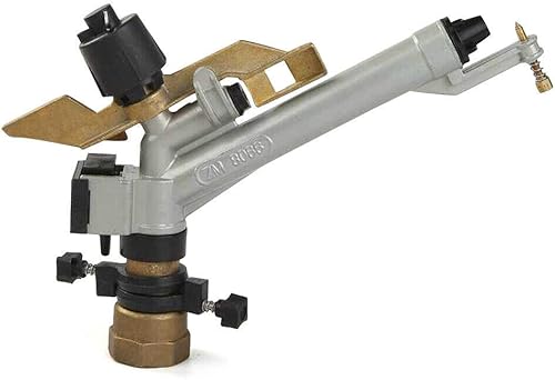 Miniatura 4 de Pistola de pulverización de lluvia de rociadores de impacto ajustable de 1.5 "360 ° para sistema de agua de riego de granja de área grande