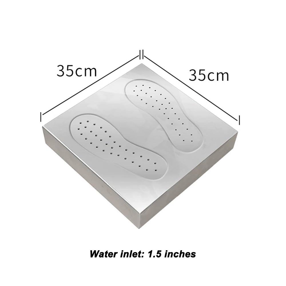 Wanna z hydromasażem do stóp ze stali nierdzewnej 35 * 35CM | Nawet strumień wody, wytrzymały i trwały, łatwy w montażu