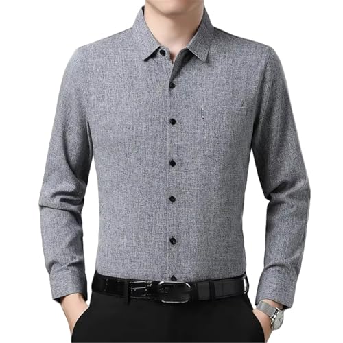 Chemise homme à manches longues USTZFTBCL imprimée pour le bureau