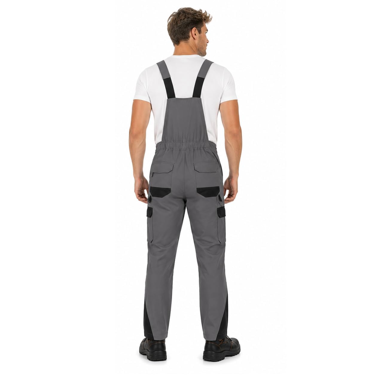BWOLF DRIFT - Peto de trabajo para hombre, con peto, con bolsillos multifunción, tejido ripstop con muchos bolsillos