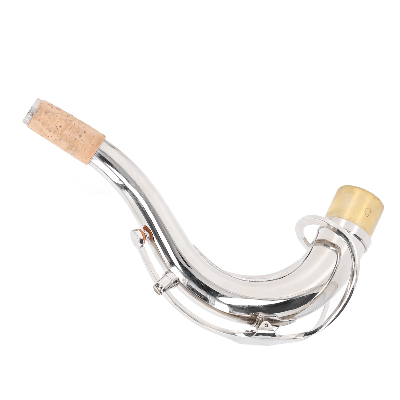 Acouto Gryf Saksofonu Metalowy Gryf Saksofonu Łokieć Szyi Akcesoria do Instrumentów Dętych Materiał Metalowy o średnicy 28 Mm Wysoka Tenorowy Łokieć 28 Mm Saksofon