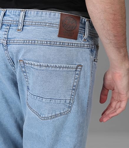 Image of i'sol Men's Loose Baggy Fit Wide Legged Jeans