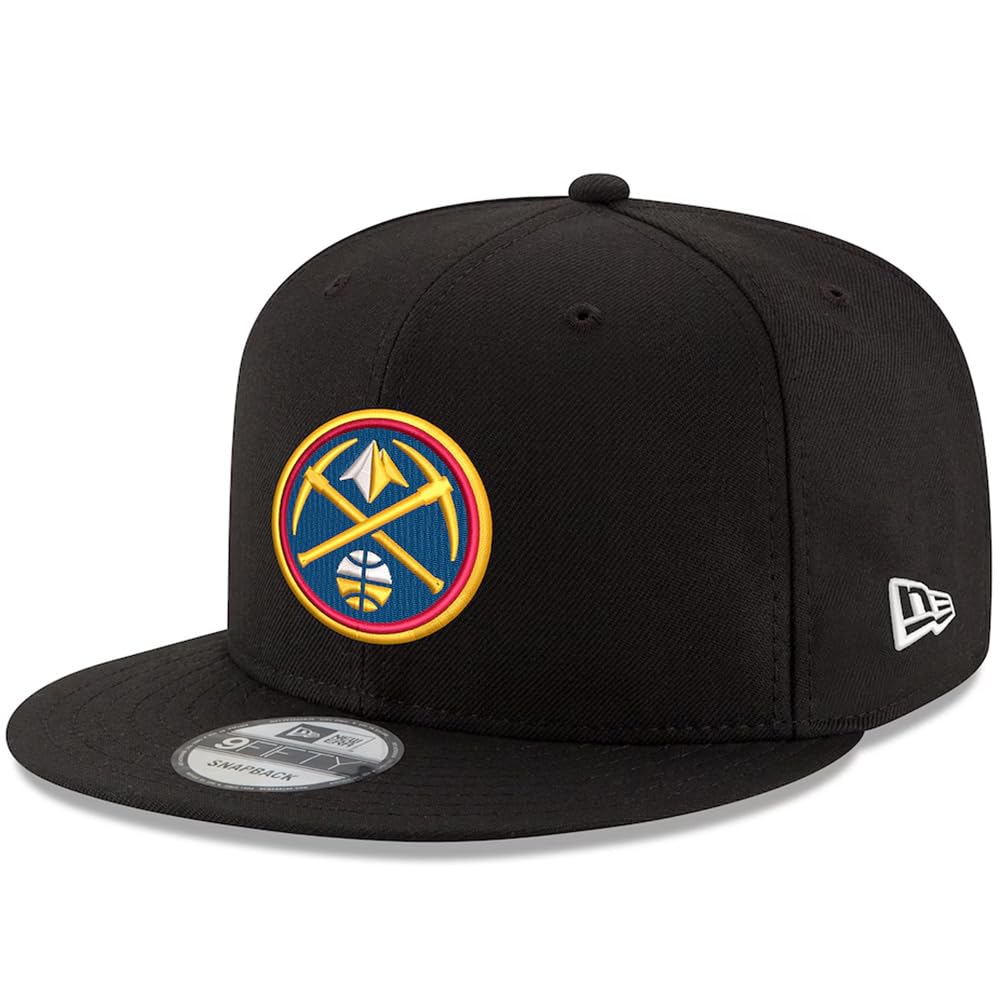 New Era Denver Nuggets 9FIFTY 2026 Playoffs Snapback Cap Verstellbare Mütze Schwarz