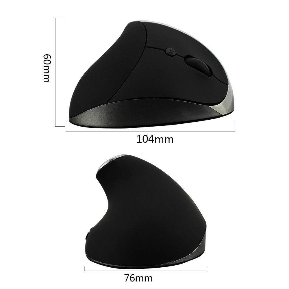 Przewodowa pionowa myszka do gier, ergonomiczny kabel USB, mysz komputerowa mysz optyczna 1600 DPI, z podkładką pod mysz, do notebooków PC, komputerów stacjonarnych, fioletowa