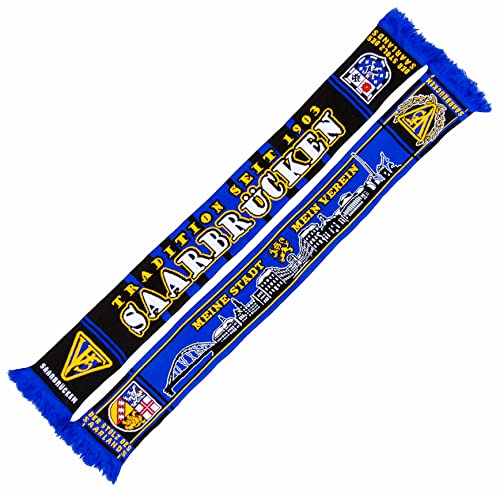 Generisch Saarbrücken Schal, SKYLINE/TRADITION SEIT 1903, (Strickschal;...