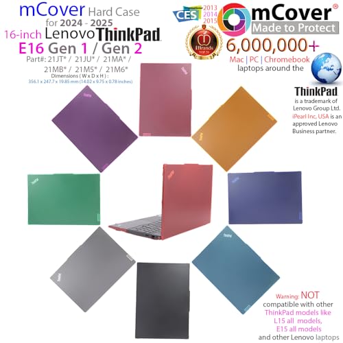 Coque Lenovo ThinkPad E16 Gen 1 Gen 2 mCover protection PC portable 16"