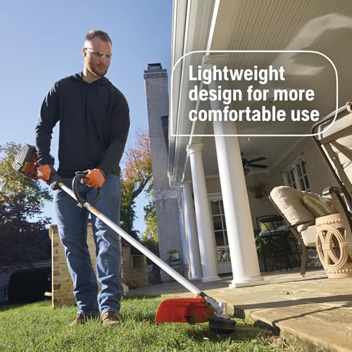 Image of Husqvarna 122L Gas String Trimmer, 22-cc, 2-Cycle, 17-Inch Straight-Shaft Gas Weed Eater with Lightweight Design and T25 Trimmer Head