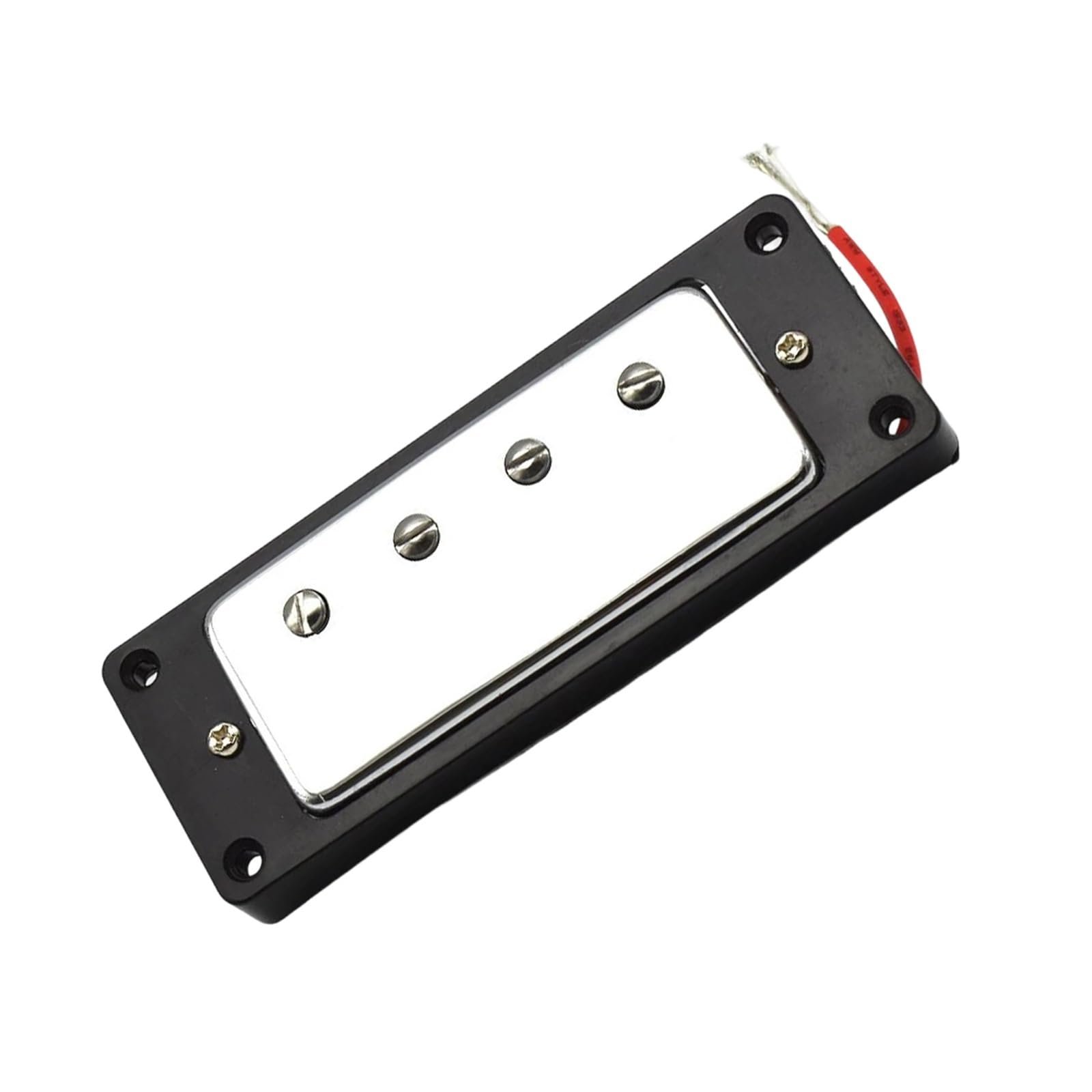 12 Mini Humbuckers Cromados Para Bajo De 4 Cuerdas Con Biseles Bk Puente de guitarra eléctrica pastilla eléctrica(Bridge 12Pcs)