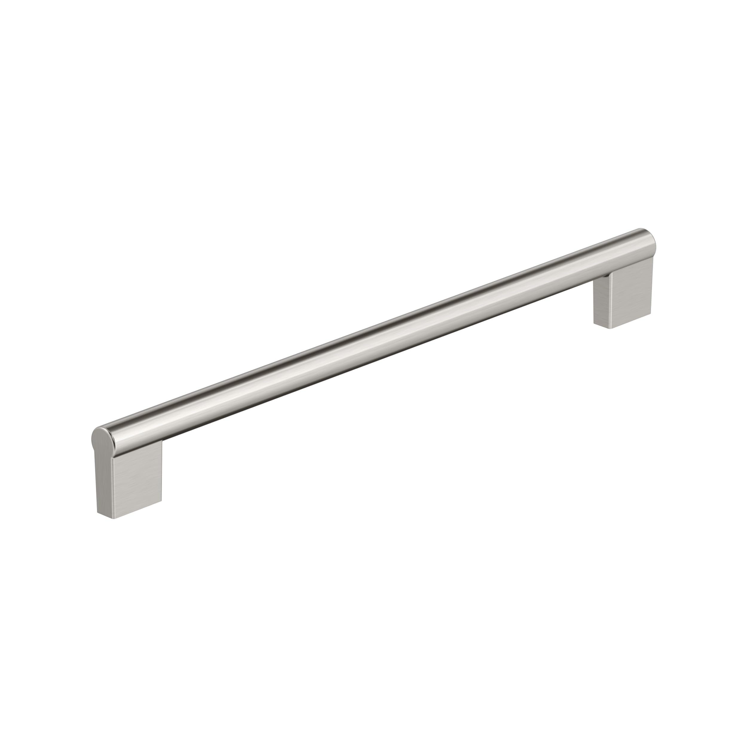 Amerock Versa 10-1/16 inch (256mm) Center-to-Center Satin Nickel Cabinet Pull, BP55532G10