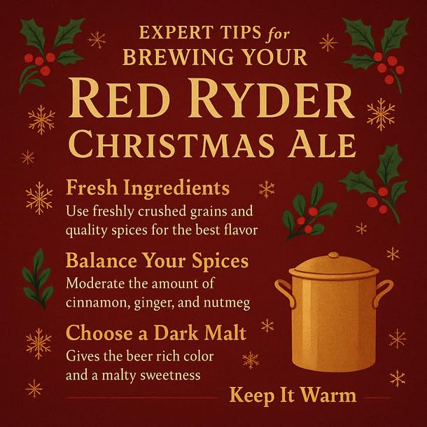 Label Peelers Red Ryder Christmas Ale Beer Kit - Extract
