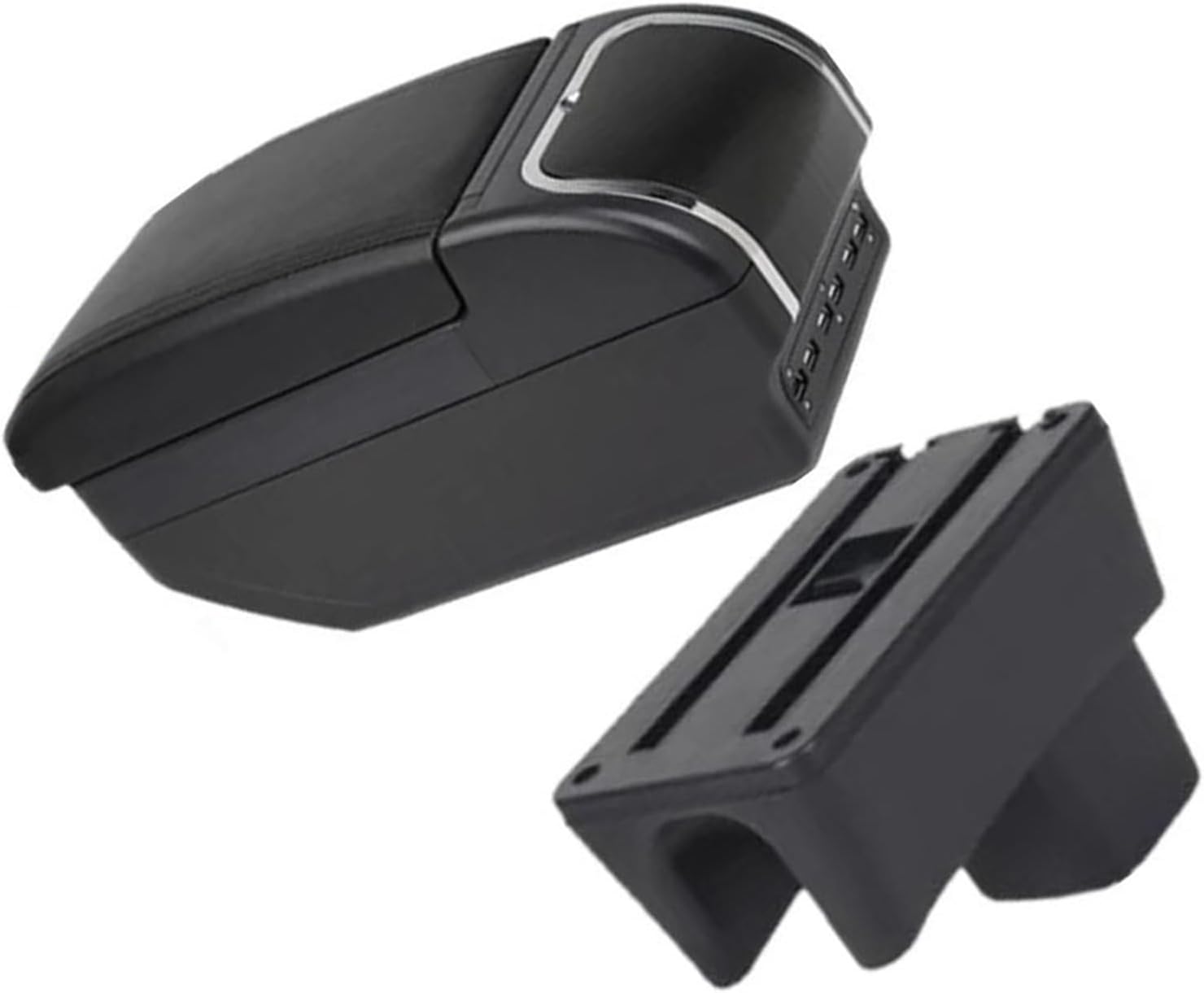 Double Layer Storage Armrest Box With 9 USB Ports Car Armrest Box With Cup Holder For Suzuki For Swift 2005-2023