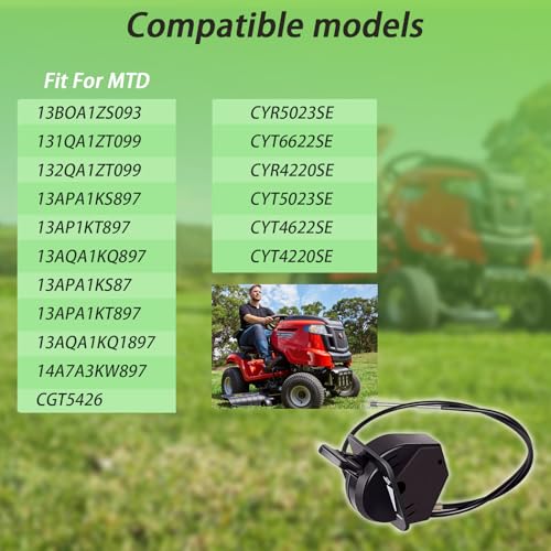 Câble d'accélérateur robuste 746P06891 contrôle précis Cub Cadet