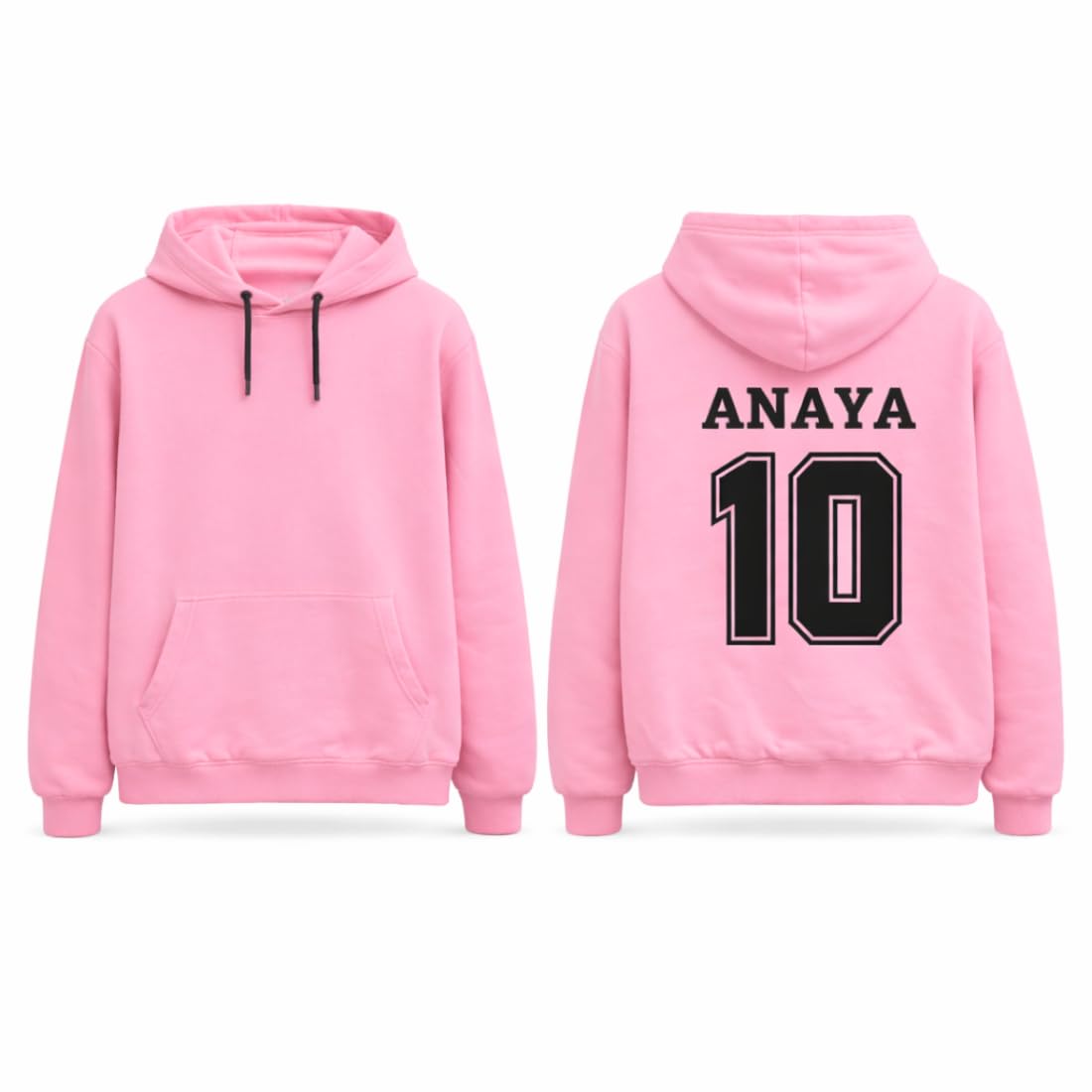 nutcase Custom Name Pink Hooded Sweatshirt for Women, Comfortable Hoodie-picture-31