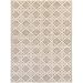 Surya Hand Knotted 100-Percent Bamboo Geometric Area Rug, 8-Feet by 11-Feet