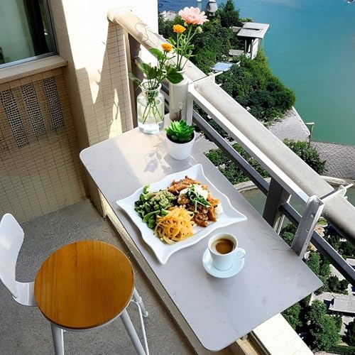 Table de balcon murale pliable pour gagner de la place dehors - 2