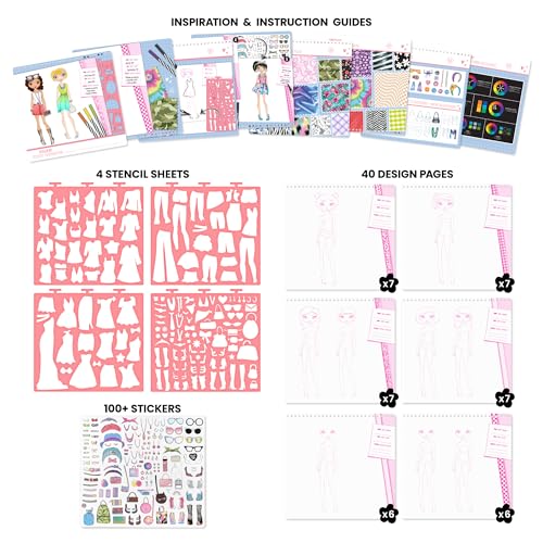 Image of Fashion Angels Fashionista Design Sketch Book Set