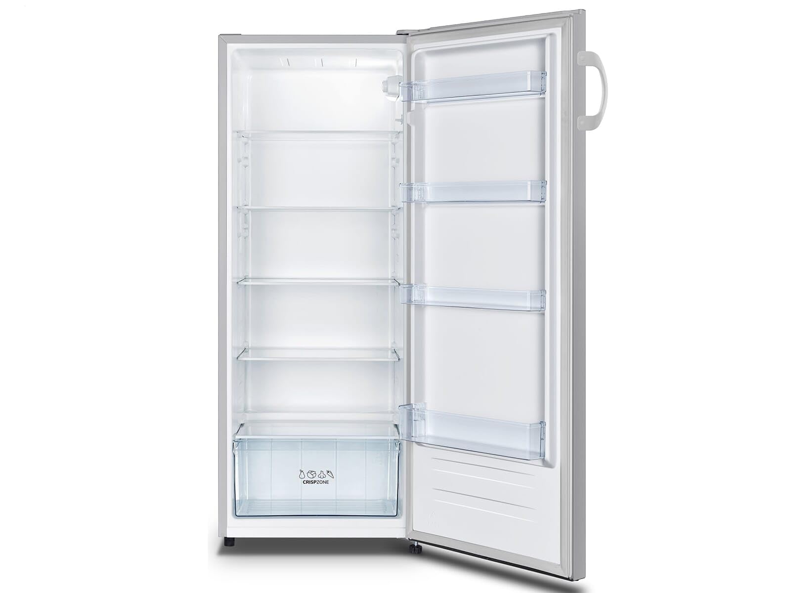 Gorenje Lodówka R4142PS 242 litry, wysokość 144 cm, CrispZone, tryb ekologiczny, oświetlenie LED, szer. x wys. x gł.: 55 × 143,4 × 54,2 cm, srebrna