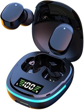 Wireless Bluetooth 5.4 Earbuds, 40H Playtime,Touch Control Light Weight in Ear Headphones with Built in Mic, with Noice Cancelling, Earphone Clear Calls for Sports Workout, Black