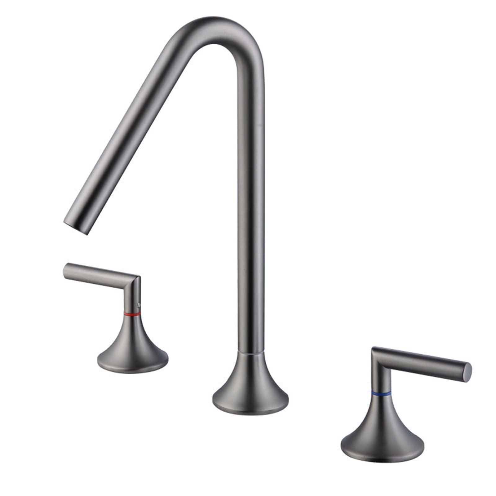Mitigeur de lavabo vintage double levier pour rénover une pièce d'eau