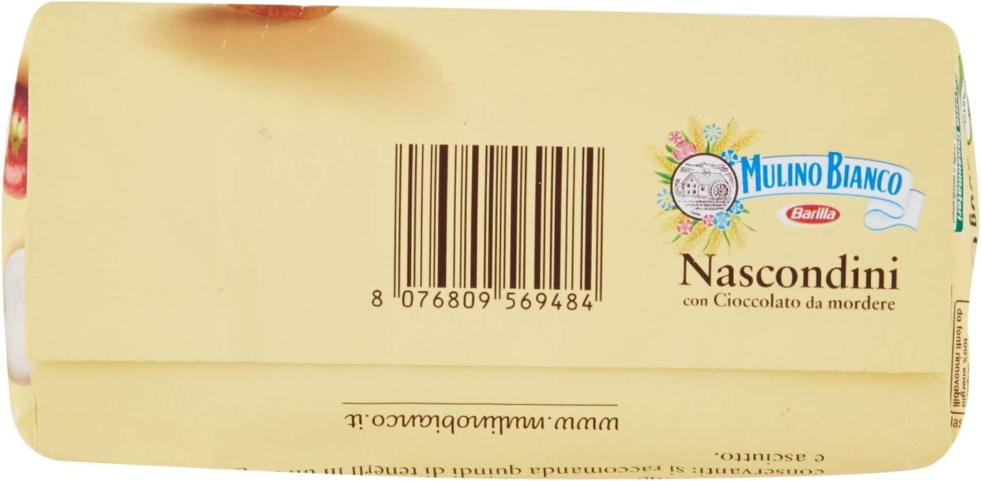 Mulino Bianco Lot de 12 biscuits Nascondini 330 g Italie biscuits biscuits biscuits gâteaux brioche