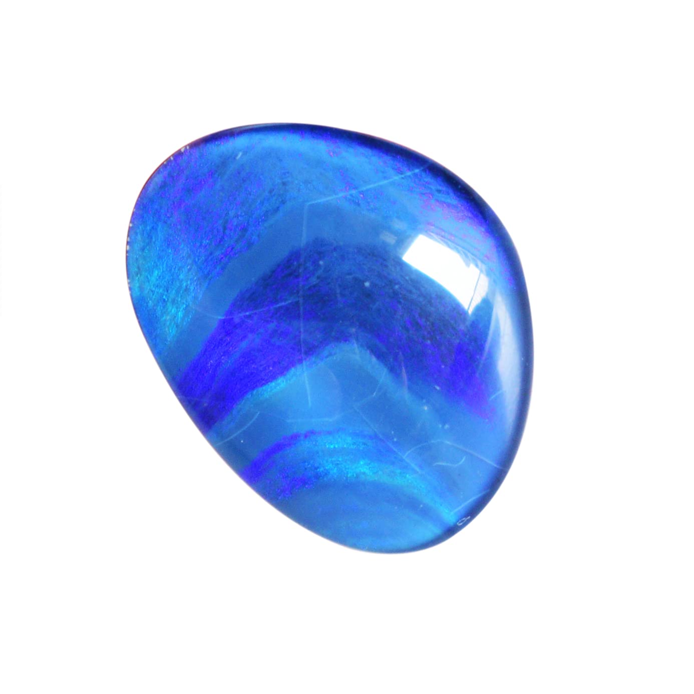 GenericTriplet Fire Opal Gemstone, Semi Loose Precious Stone, Cabochon for Jewelry Making, Australian Opal Fancy Shape Cabochon