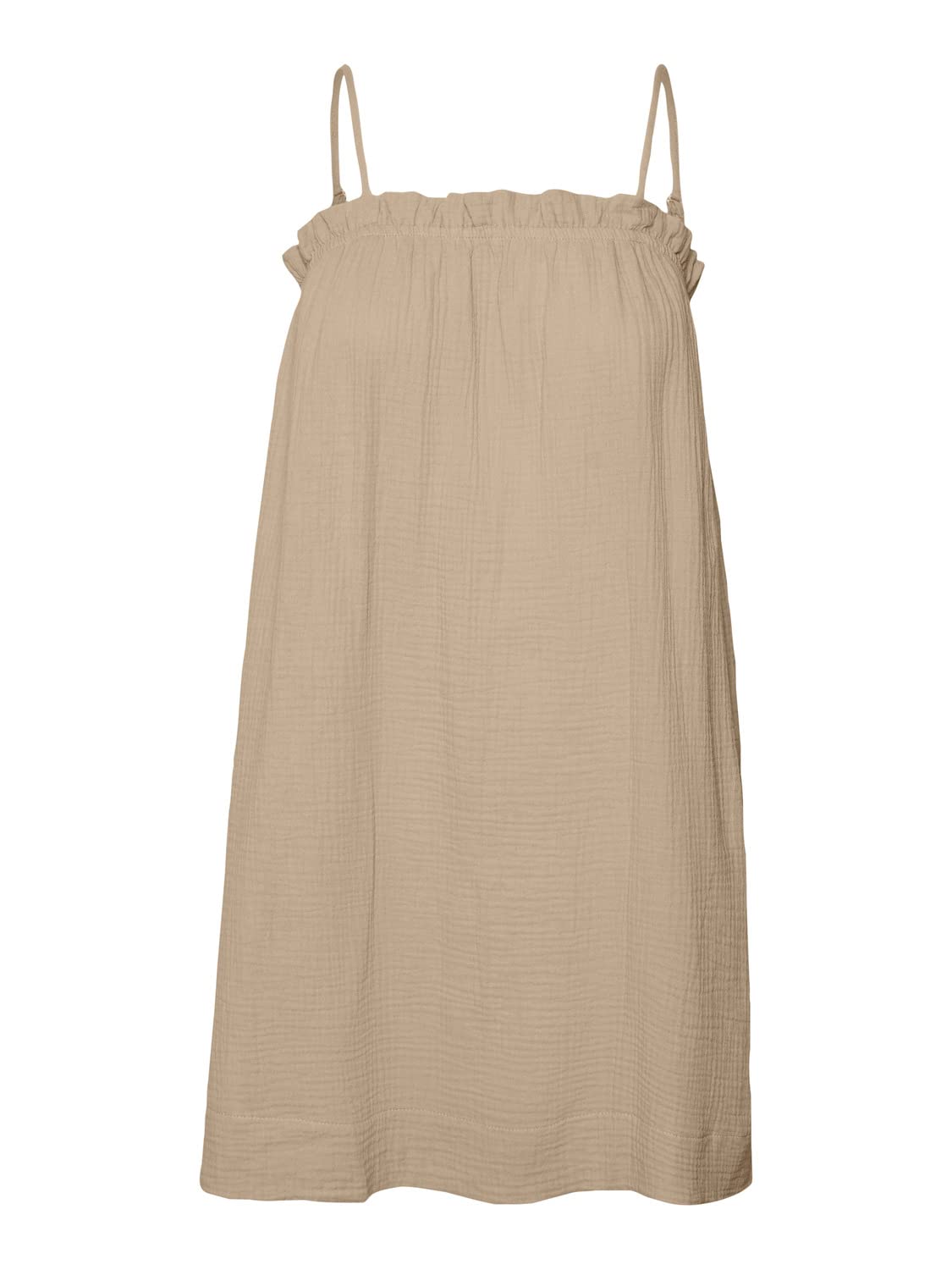 VERO Moda Women's Vmnatali Nia Singlet Short Dress WVN Dress XL Irish Cream