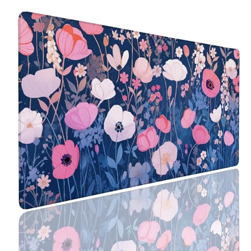 Tapis de souris gamer large et étanche avec base antidérapante de 4mm