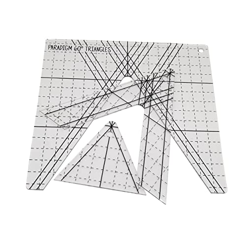 Règle pour machine à coudre Triangles 60° HONEYSEW pour créer vos patchworks à la maison
