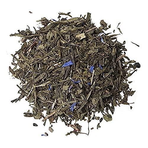 Aromas de Té - Té Verde Sencha Violeta - Con Grosella y Caramelo - Aromas Naturales - Sabor Caramelos de Violeta - Antioxidante - Fresco y Sabroso - Sin Gluten 50 gr Cover