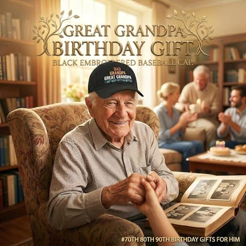 Image of Philysonic Great Grandpa Hat-Grandpa Baseball Cap Great Grandpa Gifts